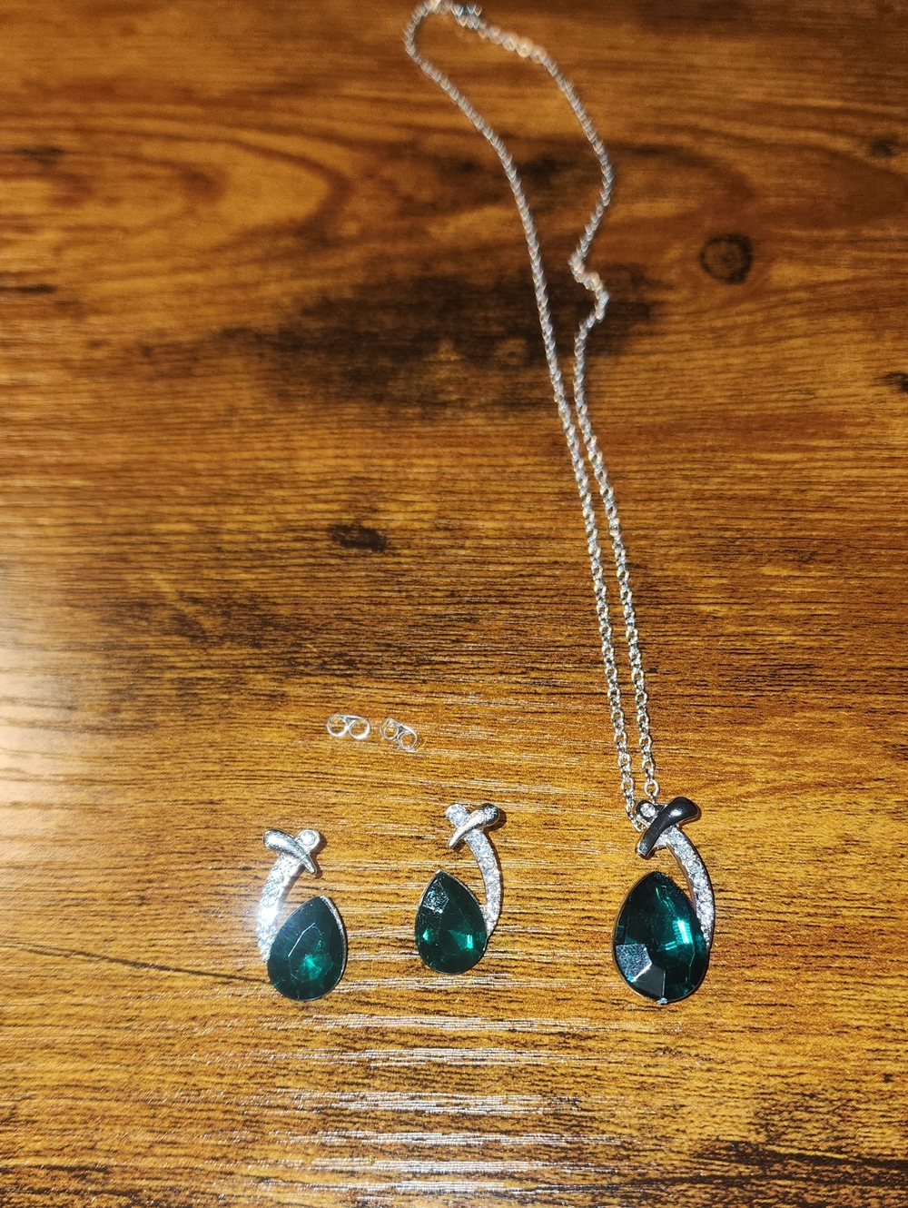 Korean Style Jewelry Set, New Minimalistic & Fashionable Girl/women Green